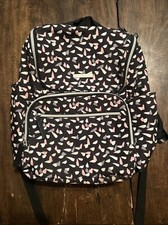 Bananafish Studio Diaper Bag Backpack Black Pink Grey White
