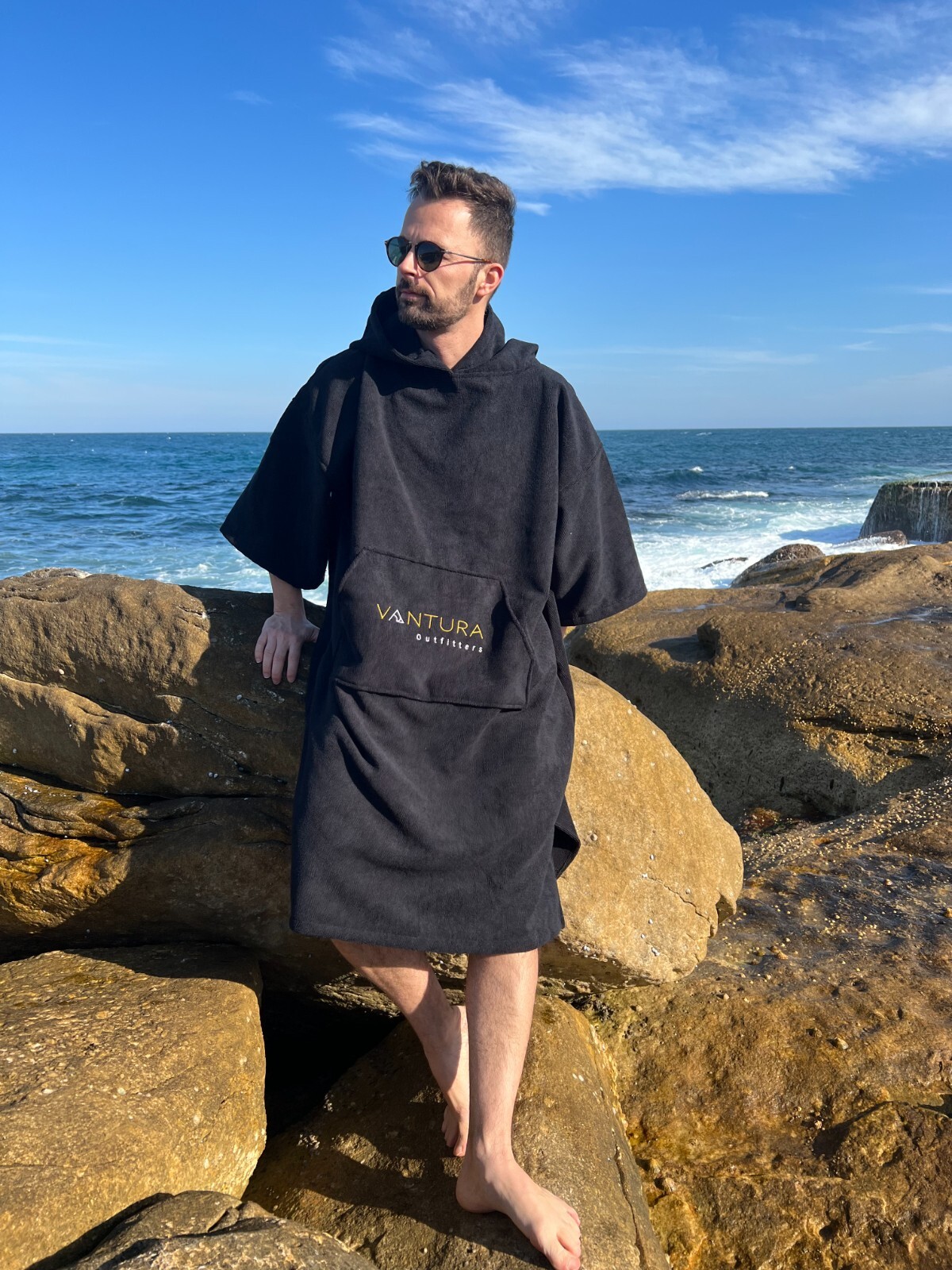 Hooded Poncho Beach Towel