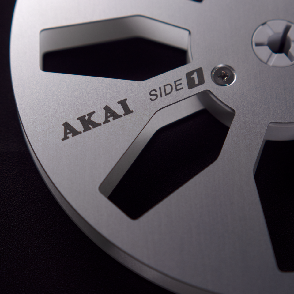 2X Standard 7" Aluminum AKAI Silver Tape Reels For Reel To Reel Tape