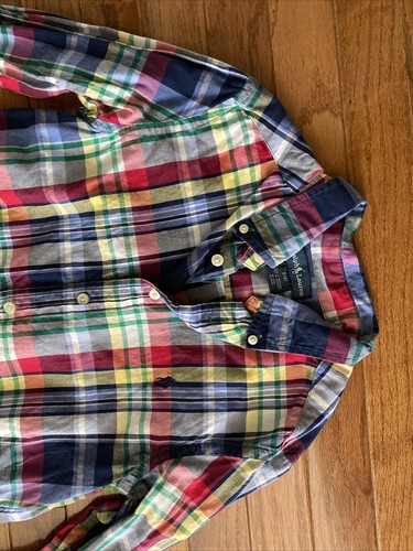 Boys RALPH LAUREN Plaid Long Sleeve Button Up Shirt Size Small (8) - Picture 3 of 7