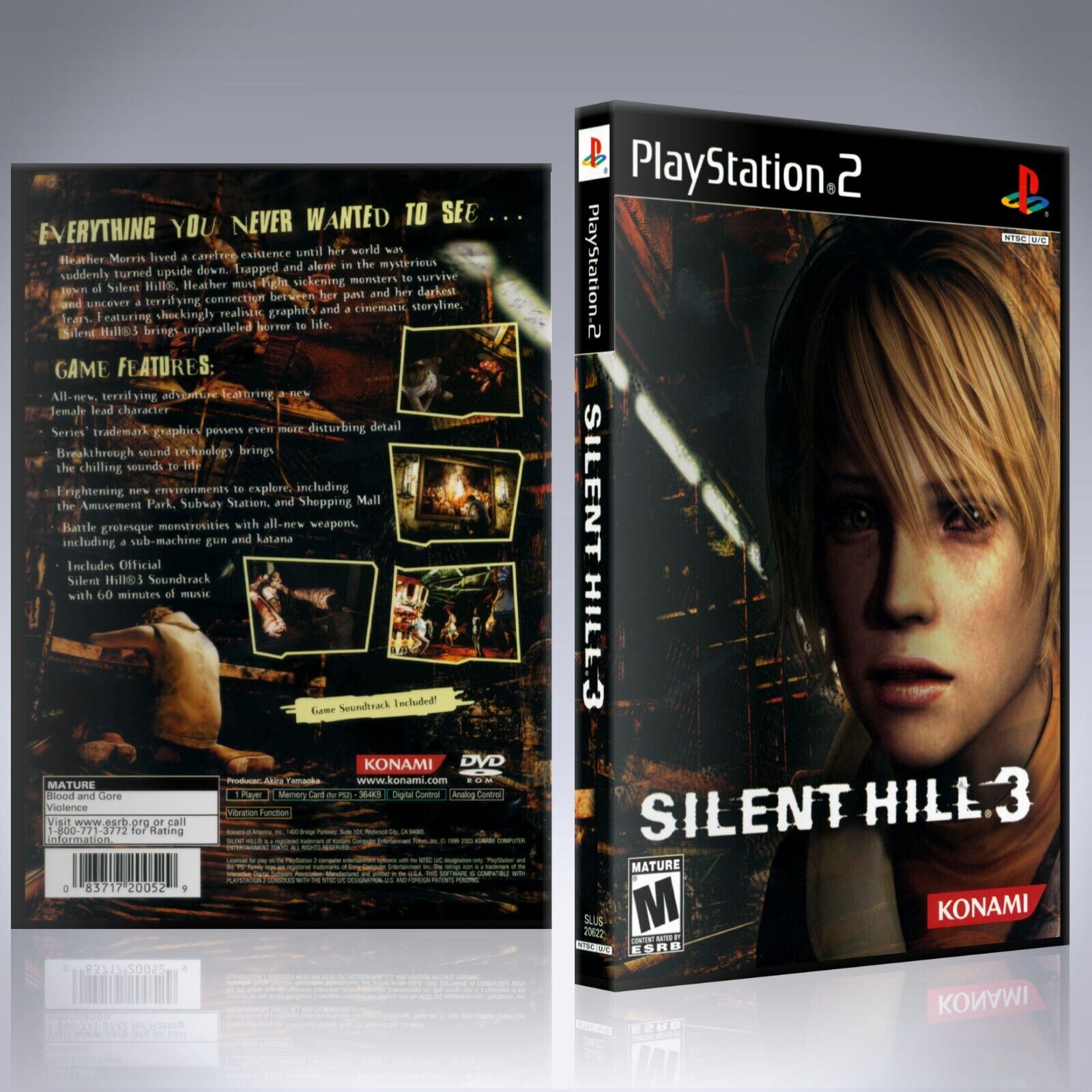 Silent Hill 2 (Sony PS2) ARTWORK ONLY! NO GAME!! FREE SHIPPING! 