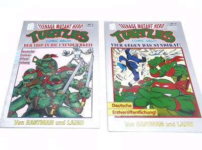 Teenage Mutant Hero Turtles TMNT Comic Album Hefte Sammlung 80er Jahre Nr. 5 + 9 - Bild 1 von 3