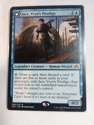 MTG Jace, Vryn's Prodigy   Jace, Telepath Unbound Origins 060/272 Regular Mythic