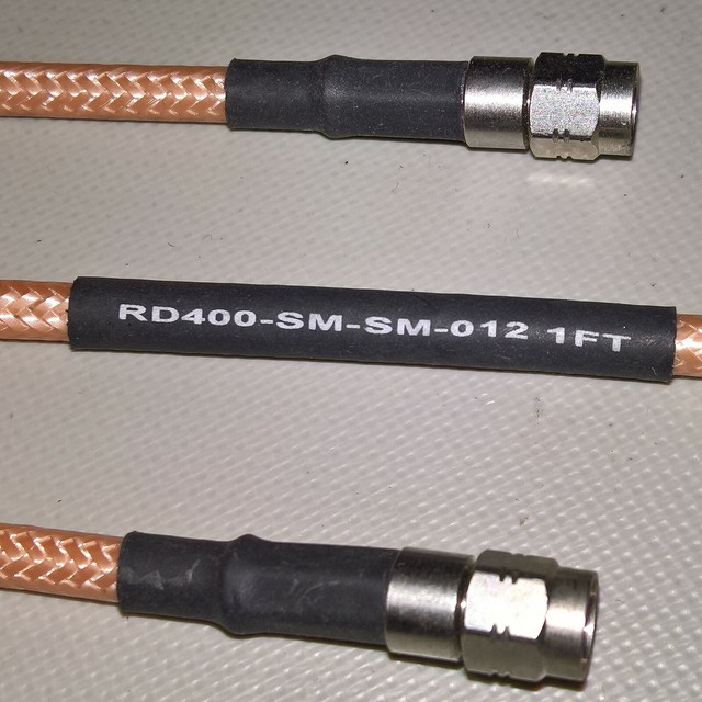 HQ SMA MALE SILVER M17/128RG400 Coaxial RF Connector Harbour