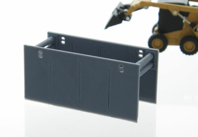 1:64 GRAY TRENCH GUARD PLASTIC 3D TO SCALE DIORAMA PART