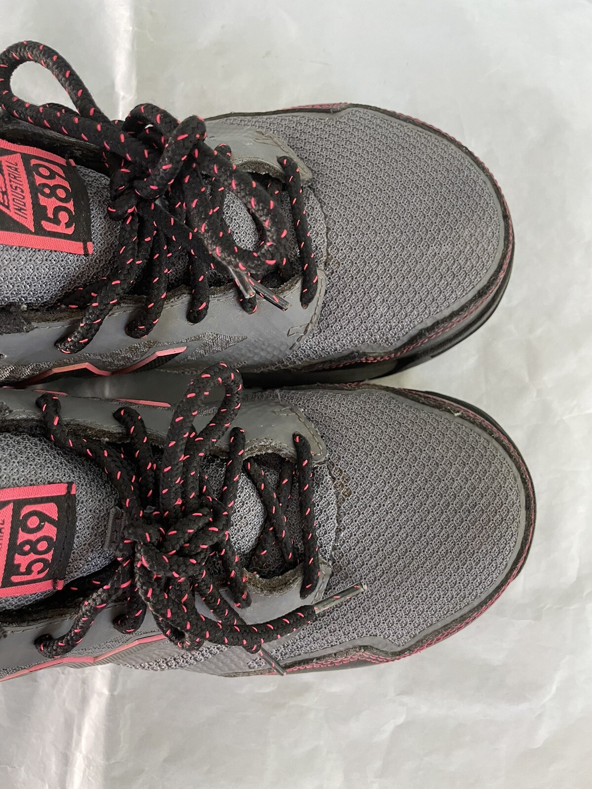 New Balance Women's Sz 6.5 Composite Toe 589 V1  Gray & Pink Sneakers Shoes thumbnail 10