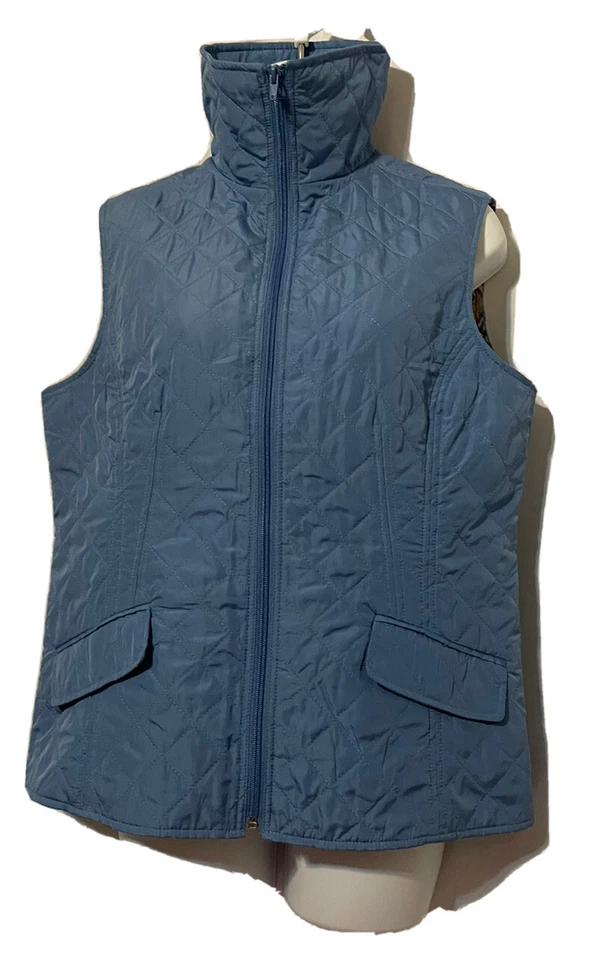 Chaleco acolchado color azul para mujer, size M. - Image 3 of 4