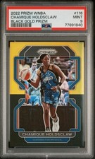 CHAMIQUE HOLDSCLAW 2022 PRIZM WNBA #116 BLACK GOLD /5 SSP PSA 9 MINT POP 1 🔥🔥