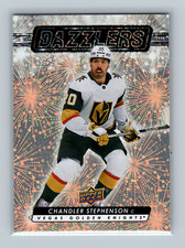 2023-24 Upper Deck Series 1 Orange Dazzlers DZ-13 CHANDLER STEPHENSON