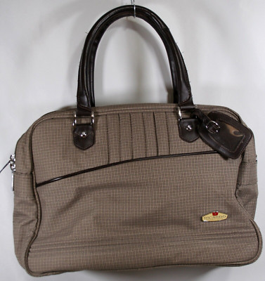 Vintage Ricardo Beverly Hills Travel Bag Briefcase Shoulder Bag Strap & Handle