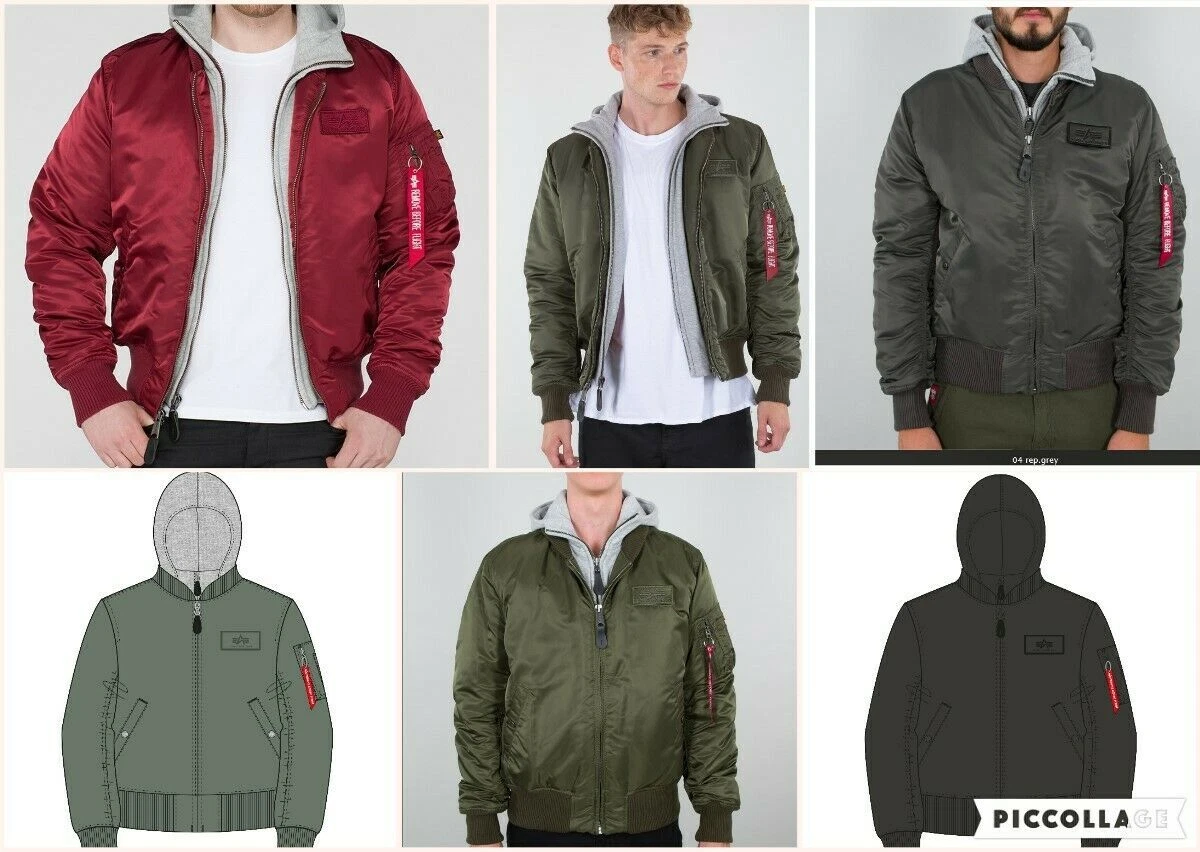 Alpha Industries Bomber Jacket Men's Blouson MA-1 D-Tec Fliegerjacke1