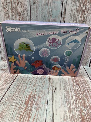 Coola SEA Animal Craft Kit for Kids - Art and DIY Early Multicolor