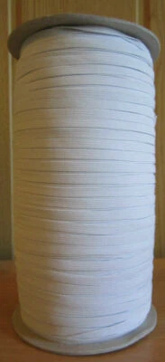 MARKENLOS (0,82 €/m) 5 Meter Gummiband Breite ca: 5 mm Farbe: schwarz, weiß Auswahl NEU