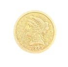 US 1845 Gold $5 5 Dollars Liberty Head Circulated