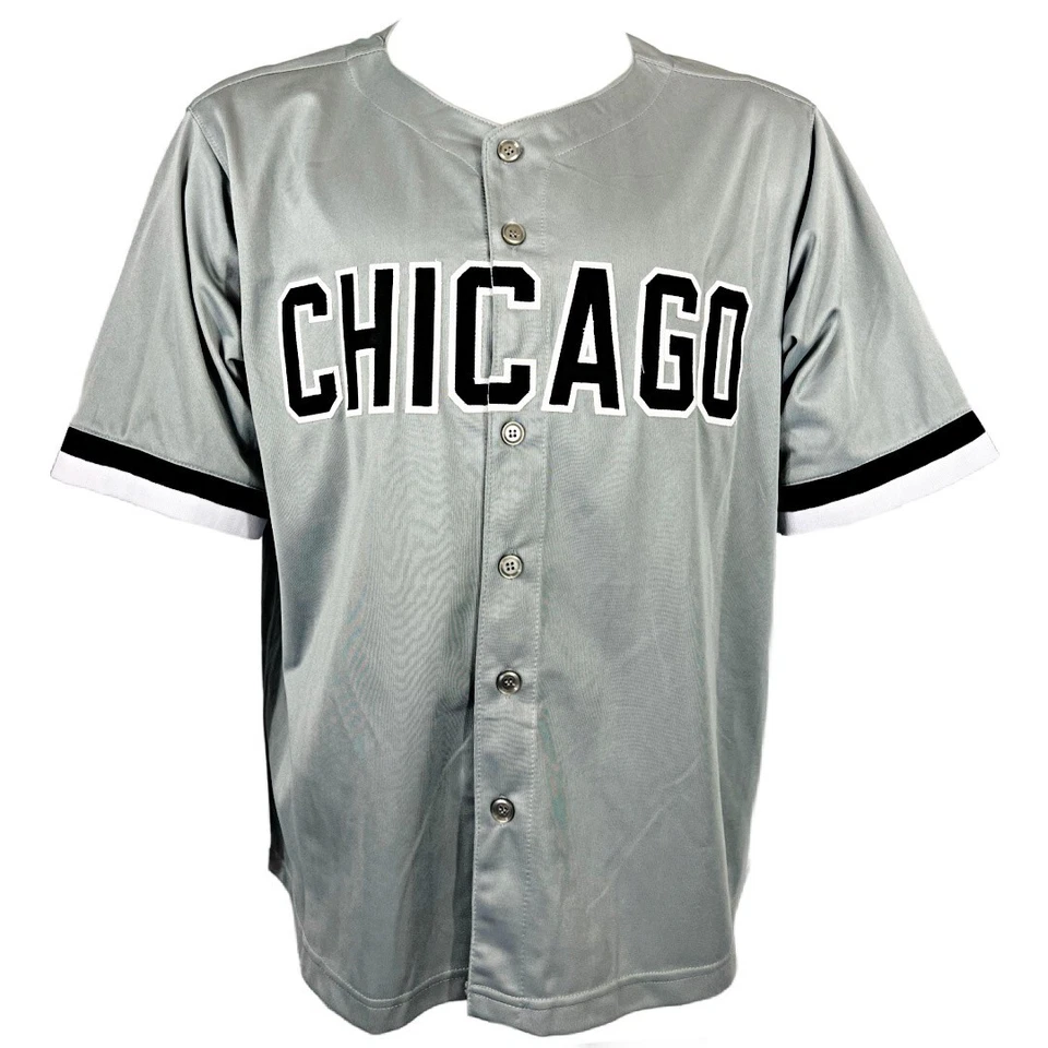 Camiseta con inscripción firmada autografiada por Carl Everett MLB Chicago White Sox certificado de autenticidad JSA Foto 3 de 3