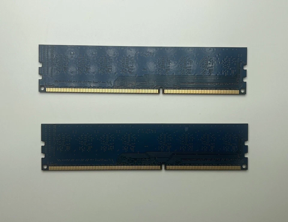 Set of 2 - Elpida EBJ10UE8BBF0-AE-F Blue PC3-8500 (DDR3-1066) 1Rx8 1GB DDR3 RAM - Image 2 of 2