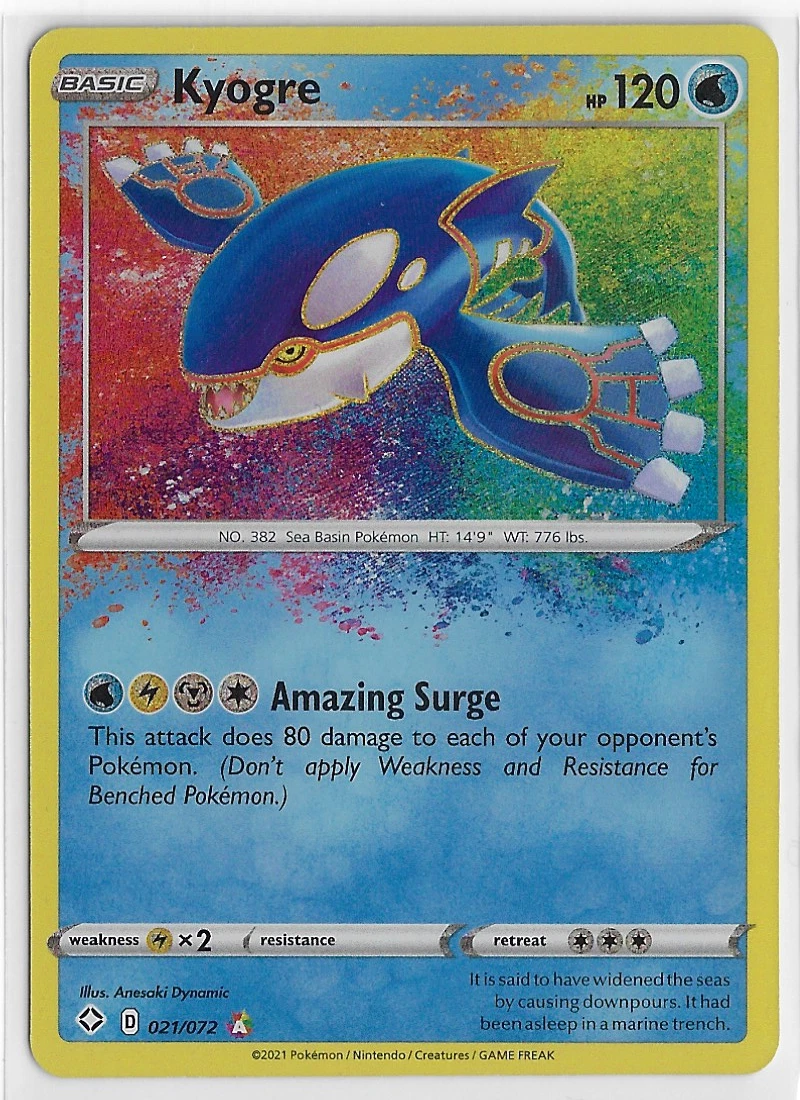 Kyogre 021/072 Shining Fates for sale | eBay