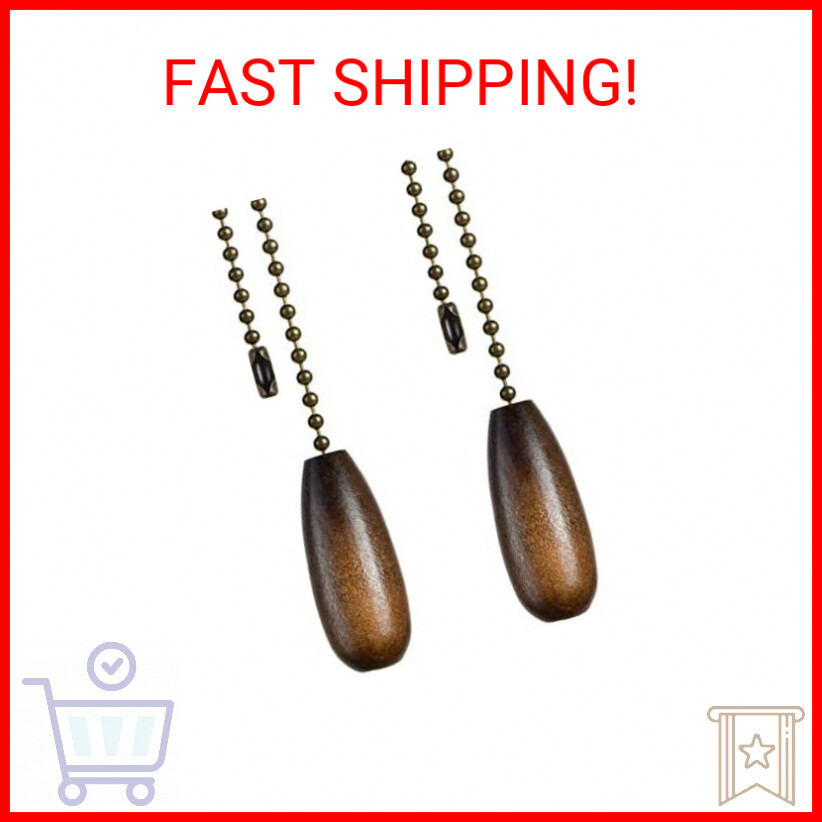 12-inch Beaded Ball Pull Chain for Ceiling Fan - 2 Pack, 3mm Diameter-image