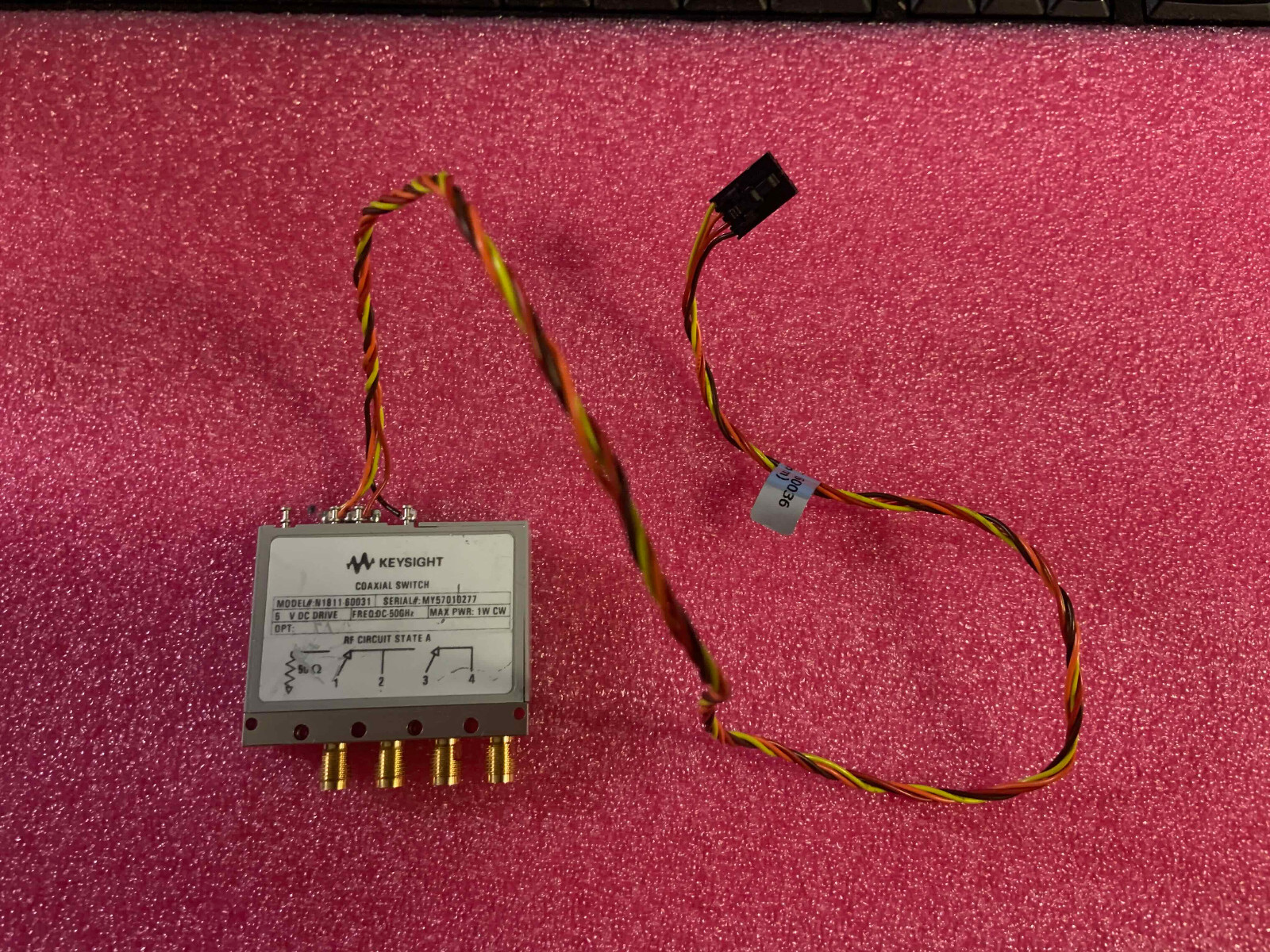 Keysight N1811-60031 Coaxial Noise Bypass Switch | eBay