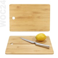 2Er SET FrüHstüCksbrettchen 29X19 Cm FrüHstüCksbrett Schneidebrett Bambus Holz