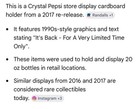 Crystal Pepsi “It’s Back” Advertising Header — photo 4