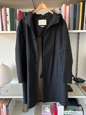 Mackintosh GR-007 Bonded Cotton Hooded Raincoat Grey Sz. 46 (UK)