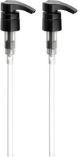 Liter 33.8 oz Shampoo Conditioner Pumps Fits Salon Brand Bottles, 2-Pack Pump To 0.35 per gallon