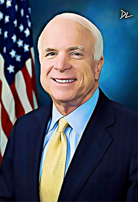John McCain ''Arizona Senator'' Original Pop Art Print - 13 x 19 Poster