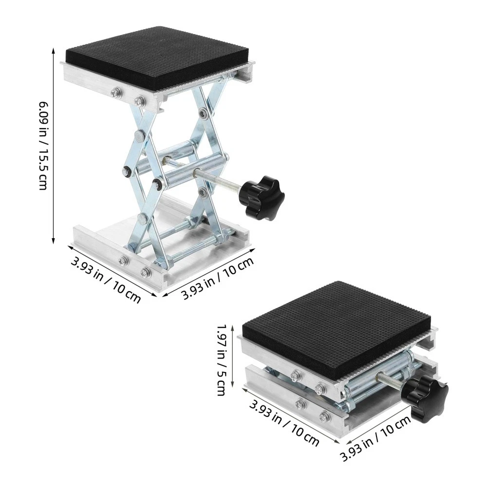 Plataforma elevadora de soporte elevador de acero inoxidable con gato de laboratorio