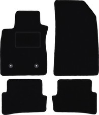 Fußmatten Automatten Velours Schwarz für Renault Clio III 2005-2012 4-tlg