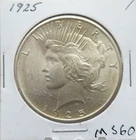 1925 U.S. Peace 90% Silver Dollar