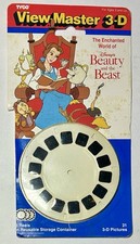 1992 Tyco View-Master 3-D Disney Beauty And The Beast 21 Pictures Vintage