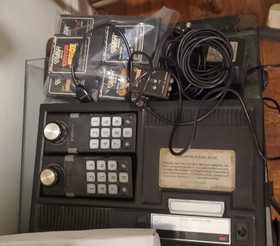 ColecoVision Console and 10 Game cartridges: Zaxxon, Time Pilot, Popeye...