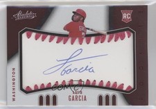 2021 Absolute Rookie Baseball Material Signatures Pink 6/35 Luis Garcia Auto uk2