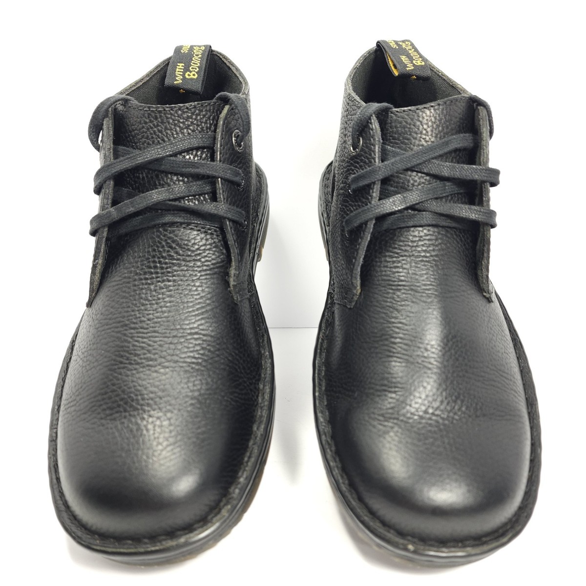 Dr Martens Sussex Bear Track Black Pebbled Slip Resistant Chukka