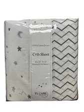 TL Care 2 Piece 100 Cotton Jersey Knit Fitted Crib Sheet for Standard Crib