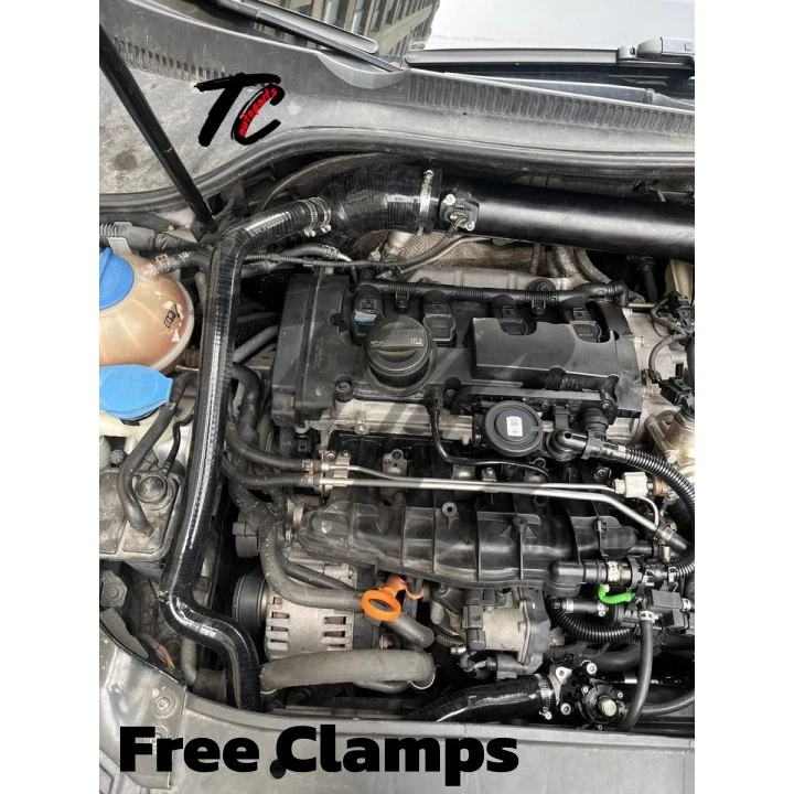 Manguera BOV de silicona reforzada para Volkswagen Golf R20 EA113/Scirocco R/ Audi TTS Foto 2 de 4