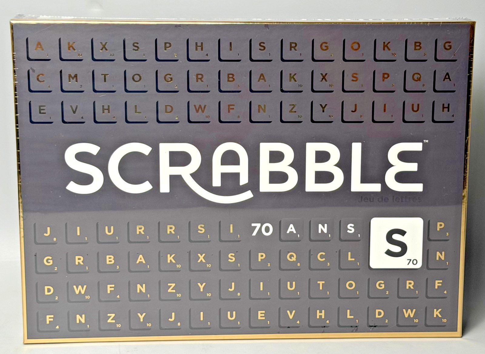 Scrabble 70 Ans Édition Anniversaire neuf sous blister, jeu de lettres version française