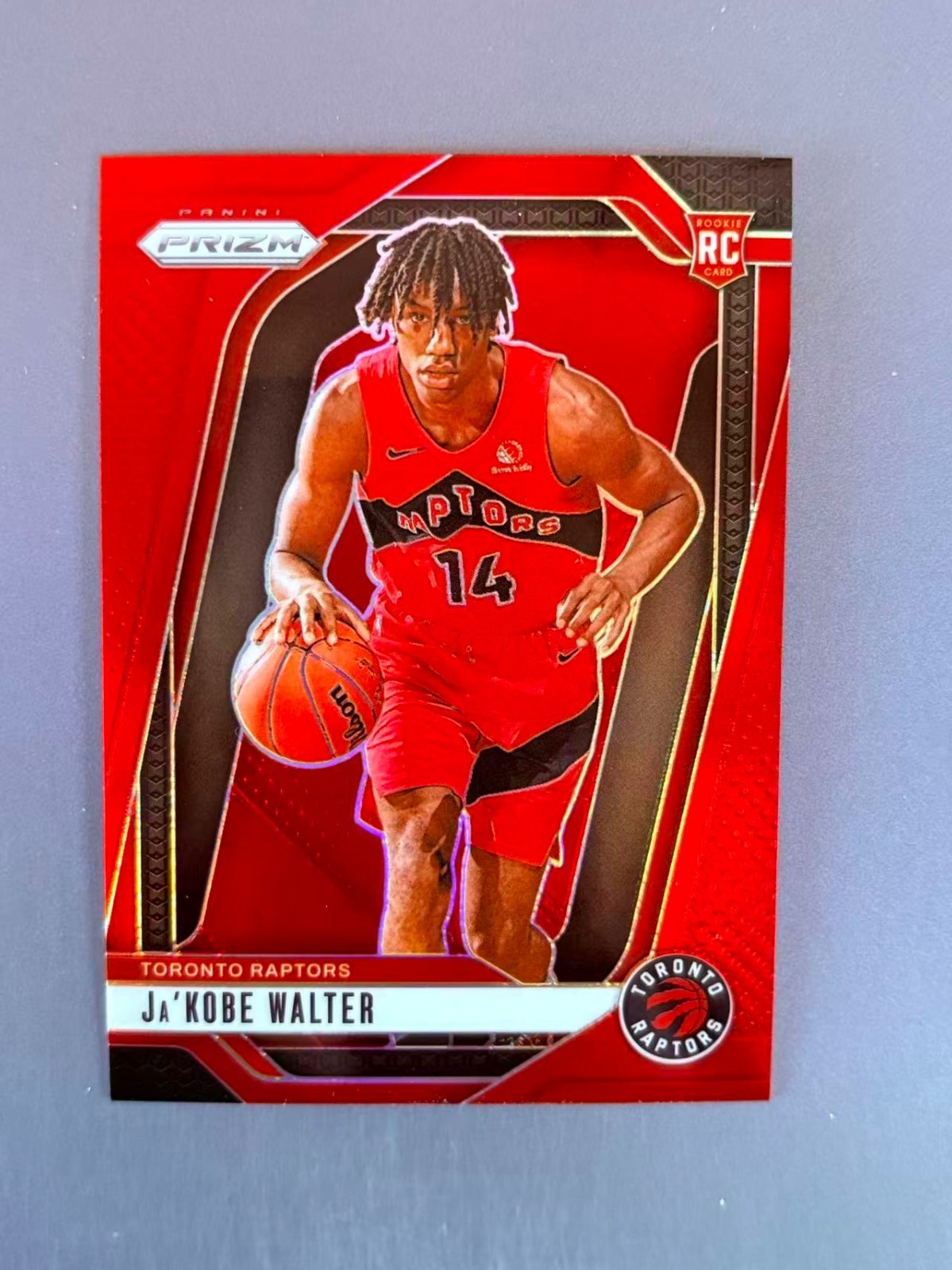 Ja'kobe Walter 2024-25 Panini Prizm Red Prizm /299 RC #223