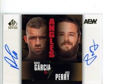 2025 SP Signature Edition AEW Daniel Garcia Jack Perry #SPG-GP Angles Dual Auto
