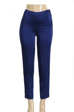 St John Knits Liquid Satin Skinny Pants African Violet Size 2 NWT 495