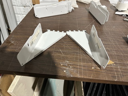Pair Of Cantilever Brackets For Allsteel Panel Systems , Model #T6CB12L P7B