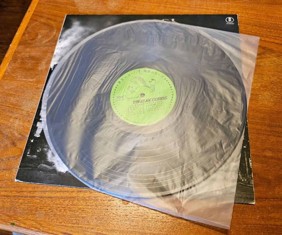 Vintage Godzilla 1978 Vinyl LP Toho Records w/ Poster Japanese Import Rare Foto 3 de 4