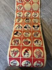Walt Disney Sticker Rolle Aufkleber Alt Mickey Mouse Goofy Donald Duck