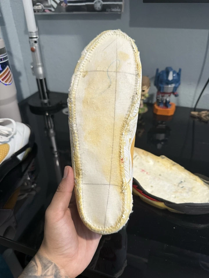 Talla 9 - Air Jordan 5 Retro 2000 Blanco Rojo Fuego Foto 3 de 4