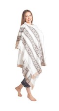 Meditation or Prayer Shawl or Plain Blanket, Wool Shawl/Wrap, Oversize Scarf....