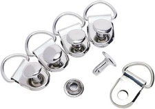 D-Ring Design Boot Lace Hooks with 50 Rivets - Perfect for DIY Enthusiasts