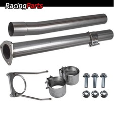 For Dodge Ram 25003500 6.7l Cummins 2013-2017 4 Muffler Pipe Exhaust Tube Kit