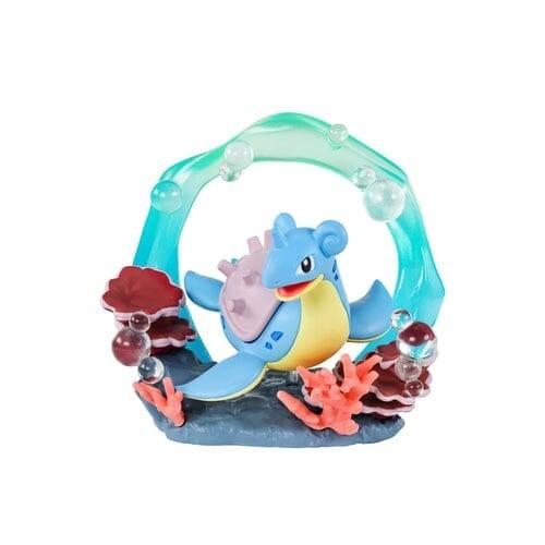 Pokémon, Lapras Figura Seleccionar, Circular Diorama, Re-Ment EMBALAJE ORIGINAL