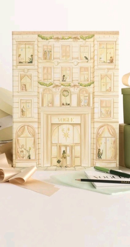 2025 Vogue Festive Advent Calendar - EMPTY BOX ONLY Luxury Reusable Storage